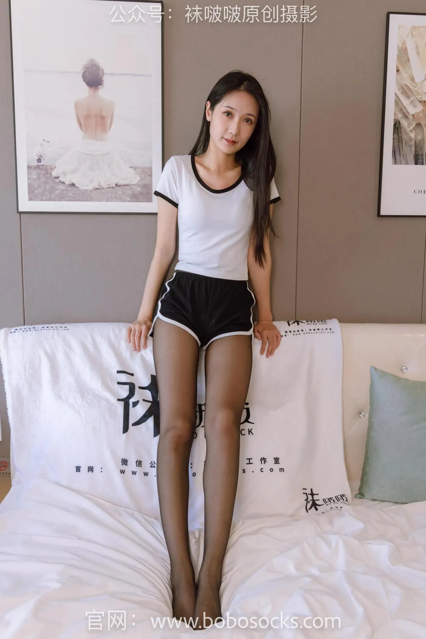 [BoBoSocks袜啵啵]NO.144 小安-板鞋、黑丝、部分戴面纱 [168P]插图3